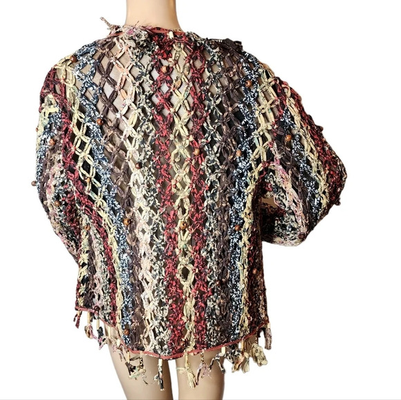 Sandy Starkman vintage shaggy cardigan jacket - Picture 10 of 16